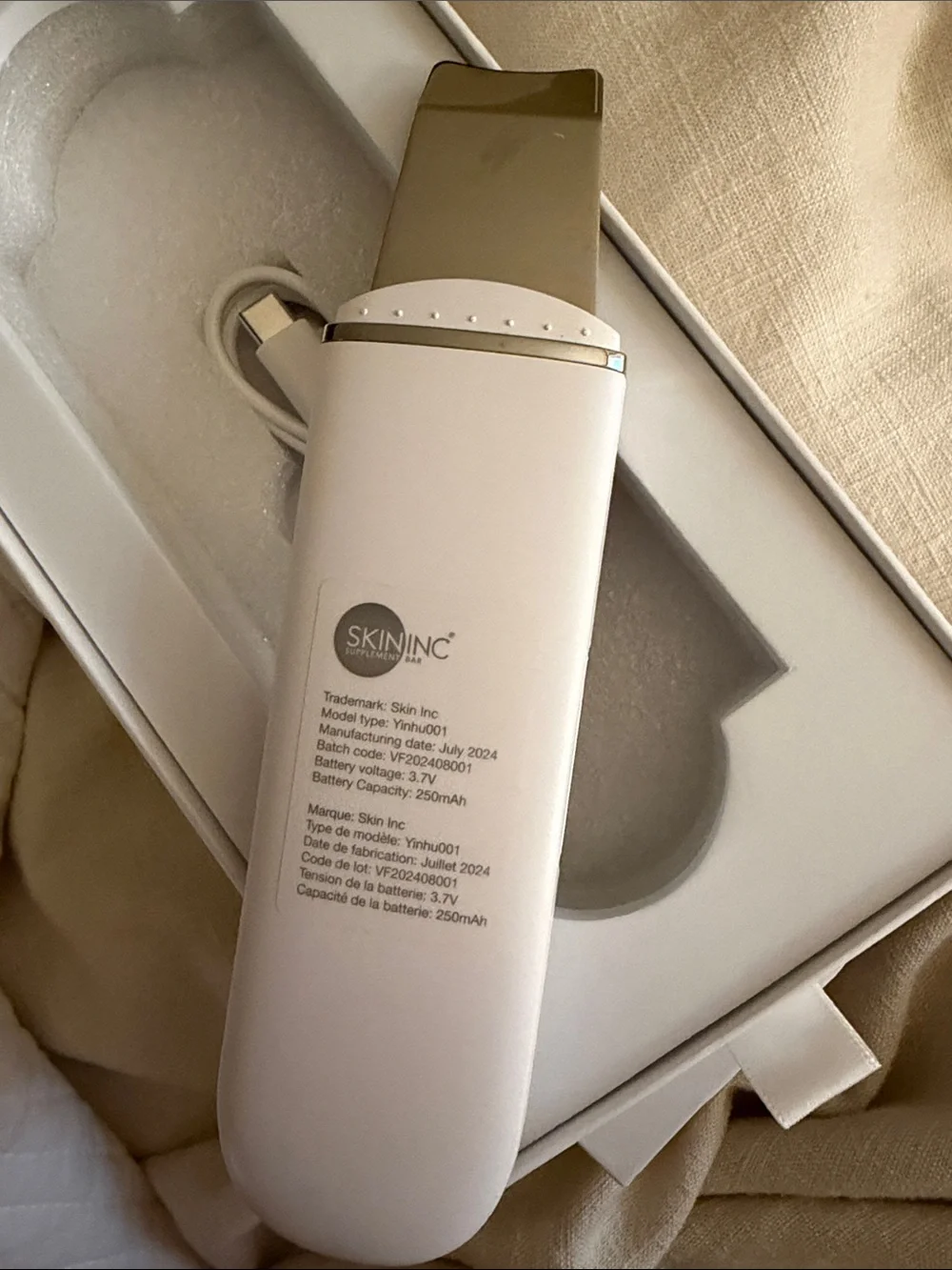 Skininc ultrasonic facial